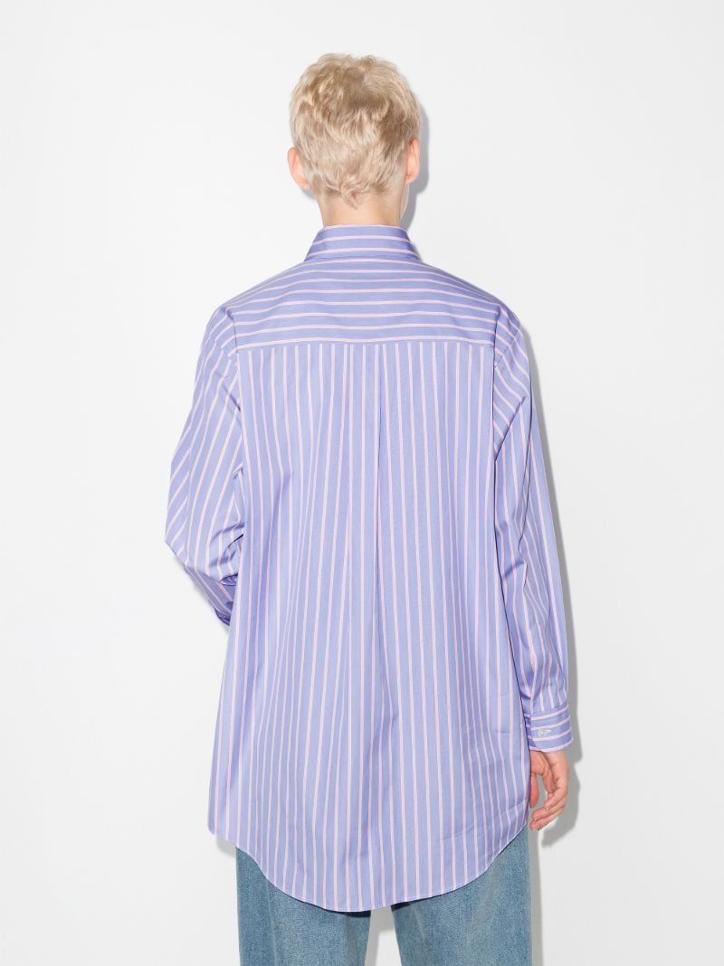 Oversized Striped Cotton Shirt