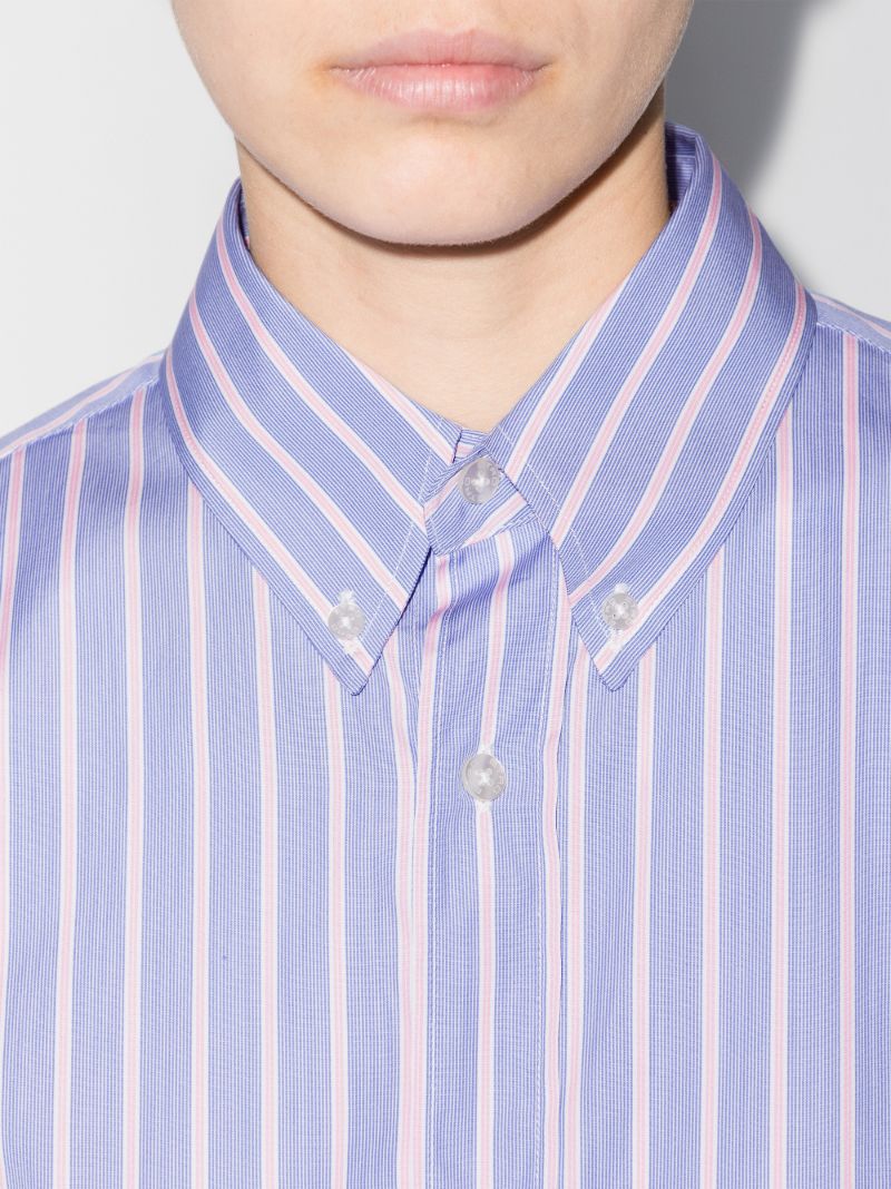 Oversized Striped Cotton Shirt