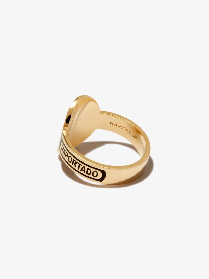 18k Yellow Gold Dream Diamond Cigar Band Ring