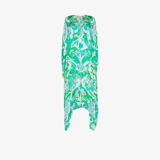 Albizia Print Kaftan Dress