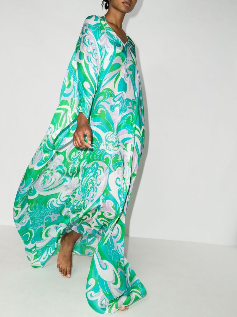 Albizia Print Kaftan Dress