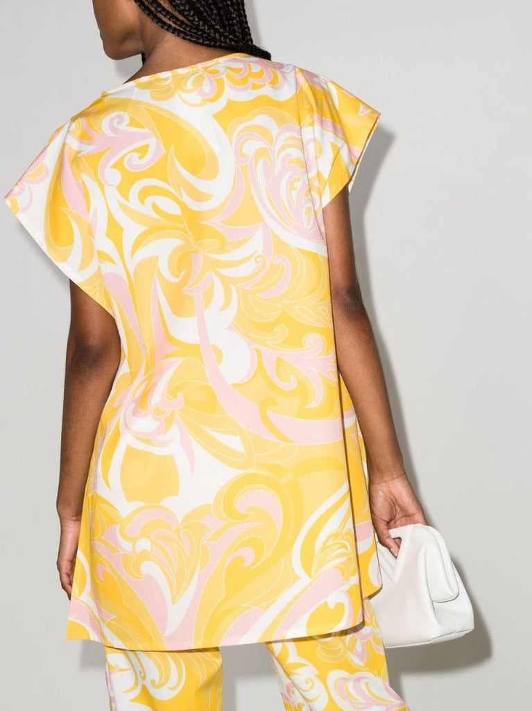 Albizia Belted Cotton Tunic