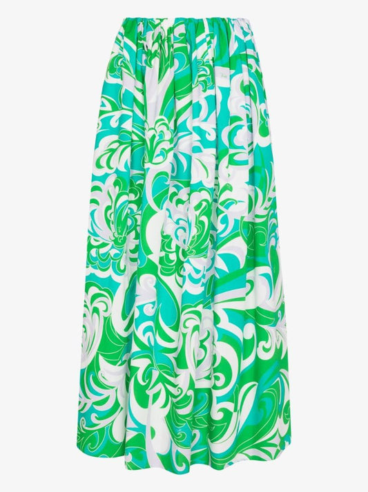 Albizia Print Maxi Skirt