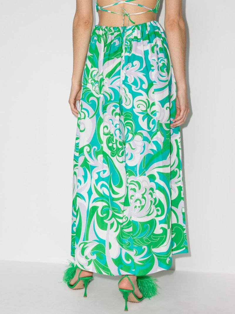 Albizia Print Maxi Skirt