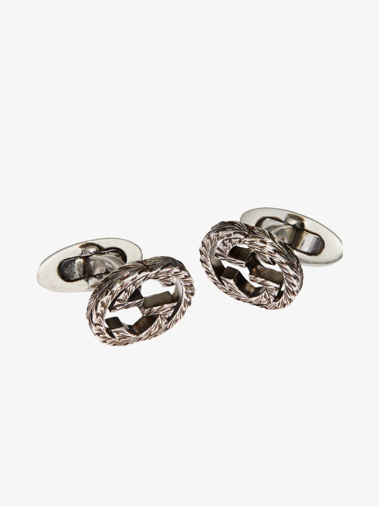 Sterling Silver Double G Cufflinks