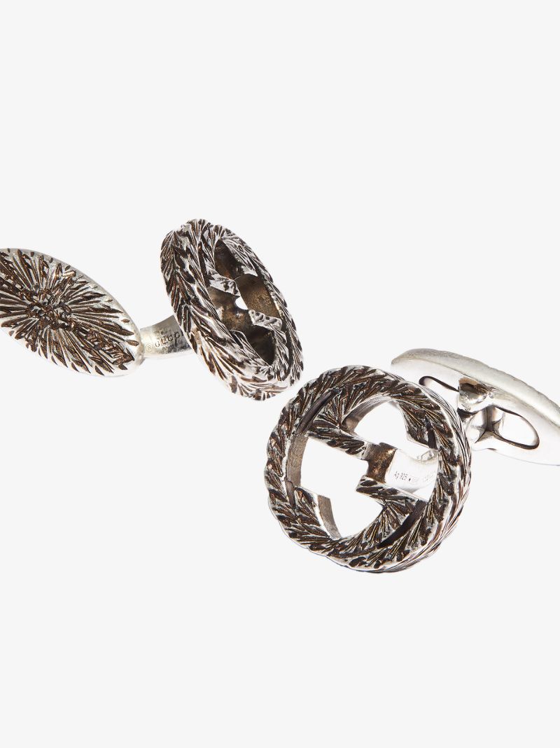 Sterling Silver Double G Cufflinks