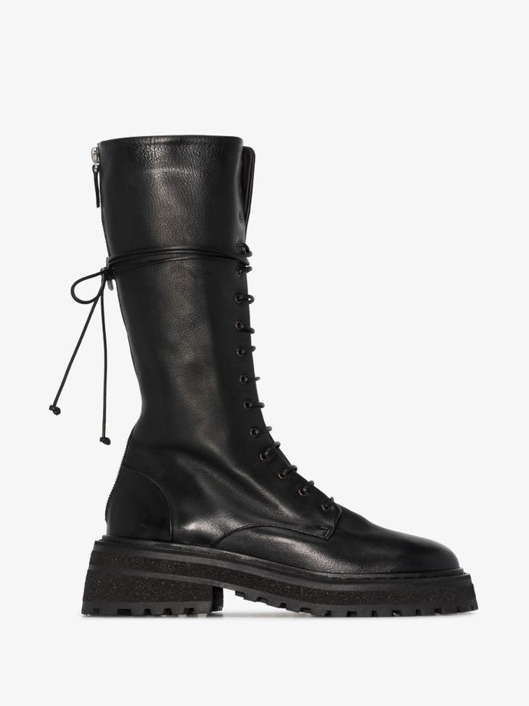 Black Carro 28 Leather Boots
