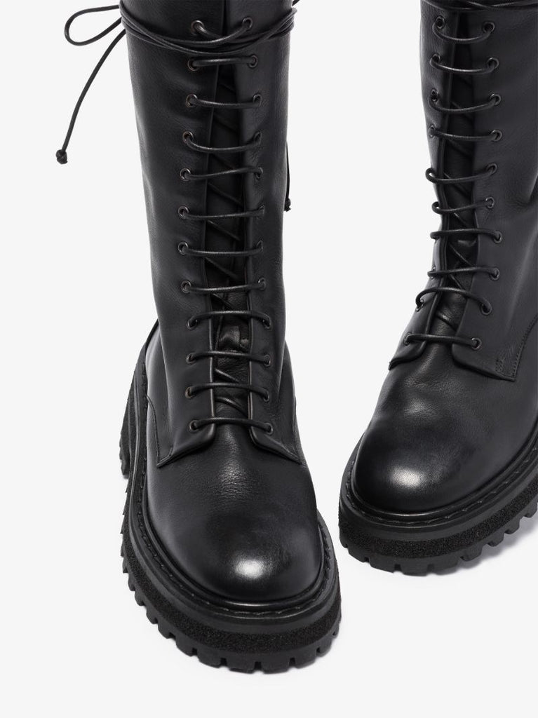 Black Carro 28 Leather Boots