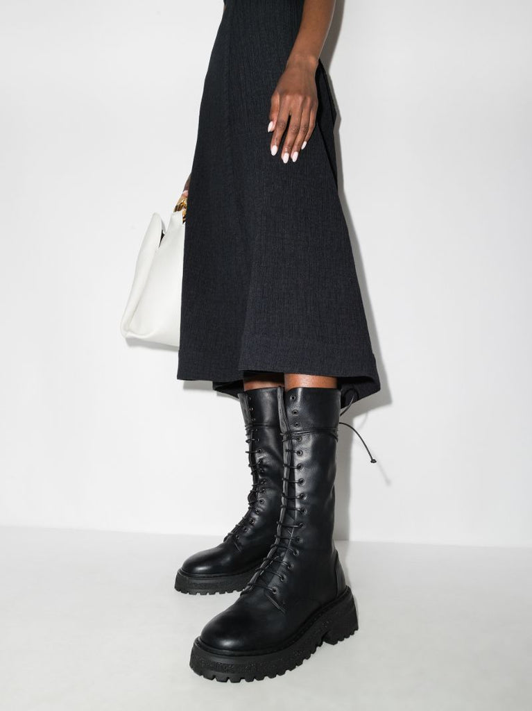 Black Carro 28 Leather Boots