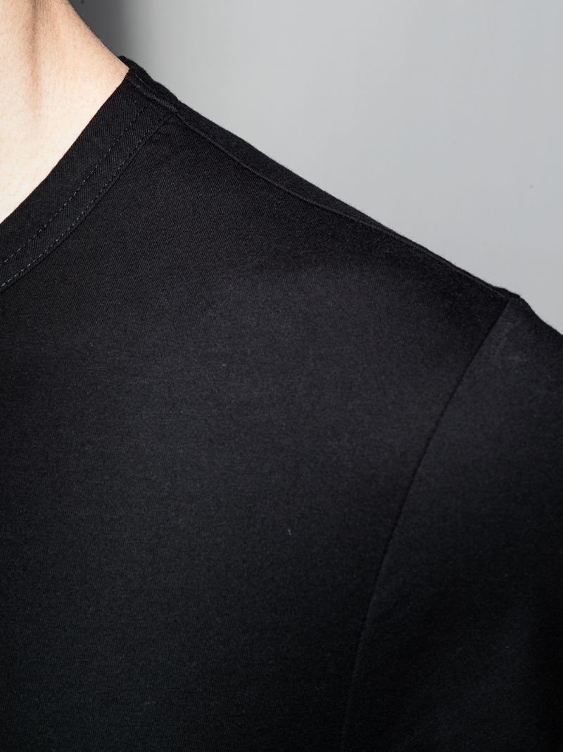 Black Allen Cotton T-shirt Set