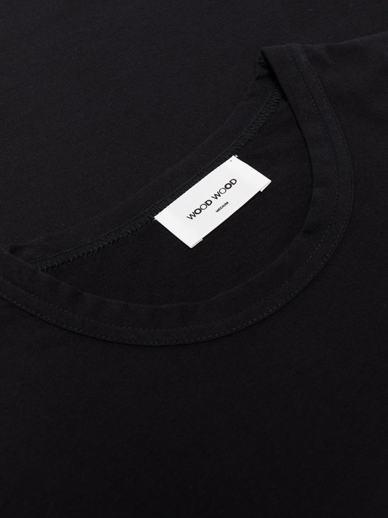 Black Allen Cotton T-shirt Set