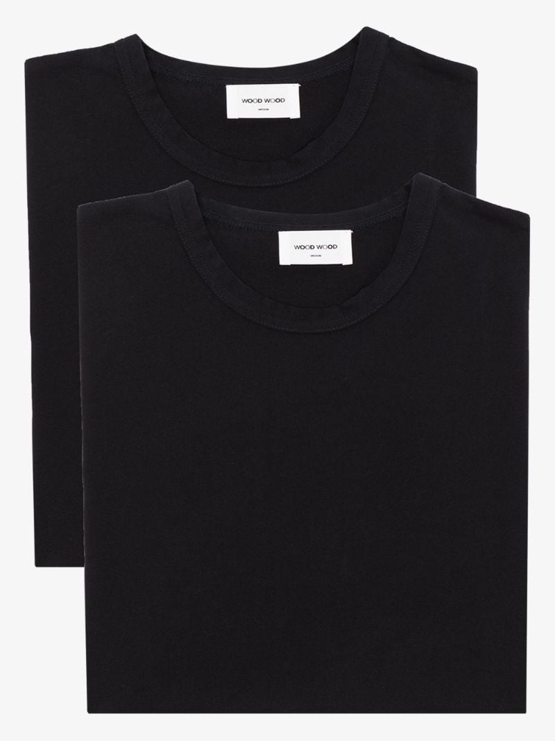 Black Allen Cotton T-shirt Set