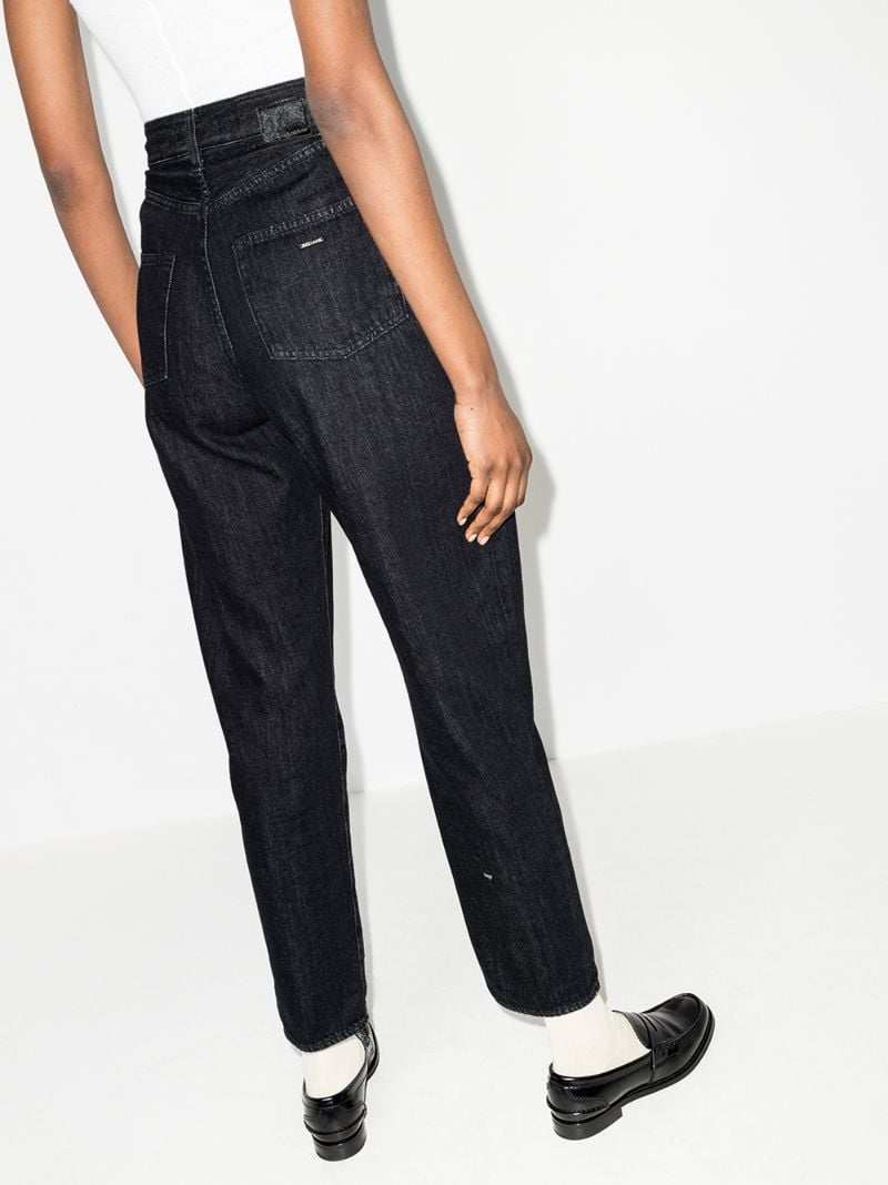 Aisha High Waist Tapered Jeans