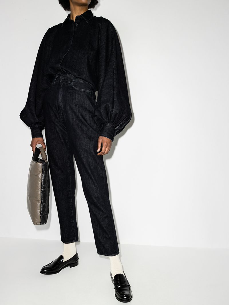 Aisha High Waist Tapered Jeans