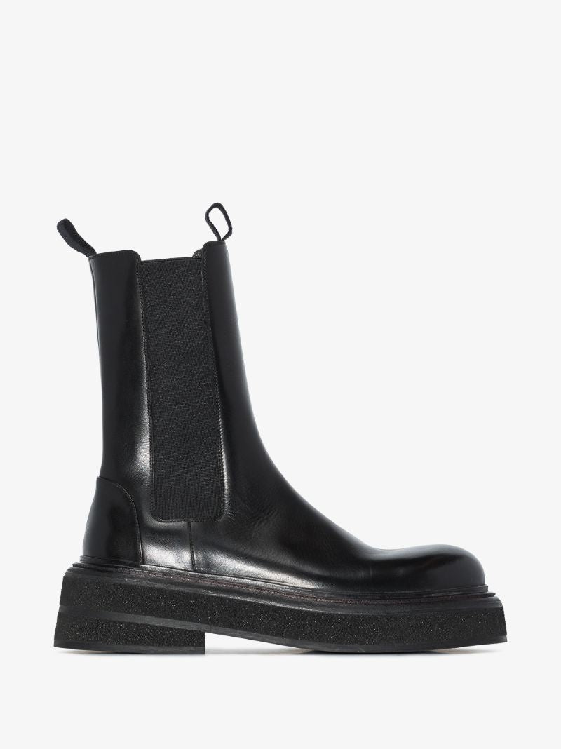 Black Zuccone 22 Leather Chelsea Boots