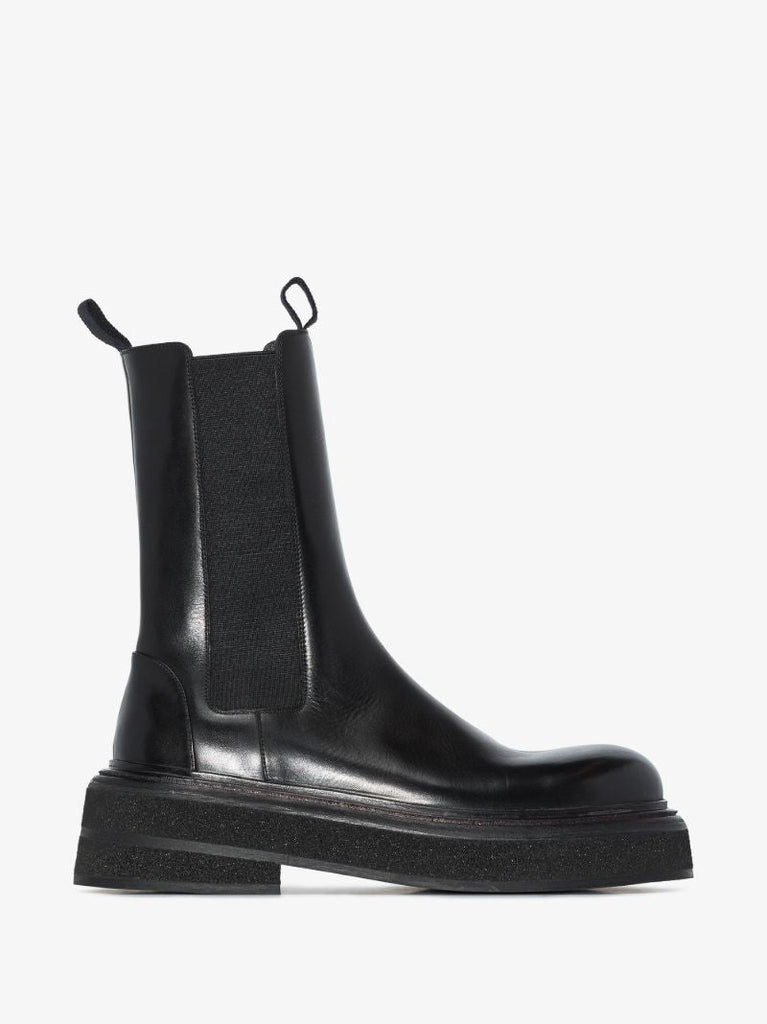 Black Zuccone 22 Leather Chelsea Boots