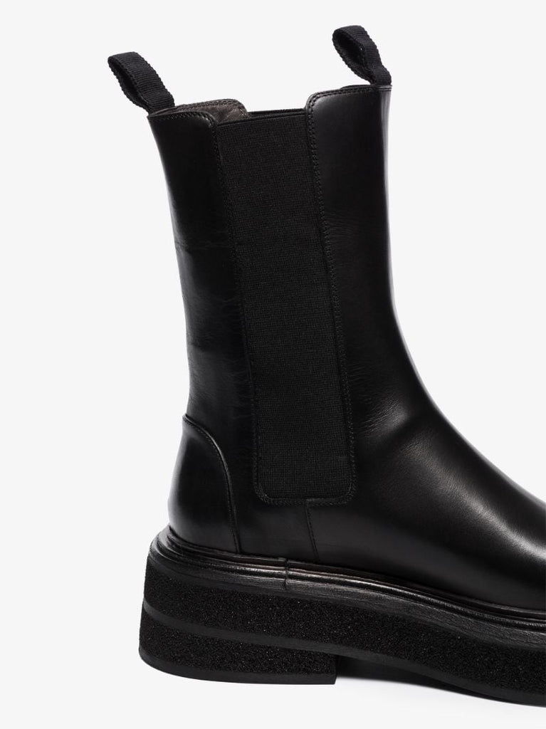 Black Zuccone 22 Leather Chelsea Boots
