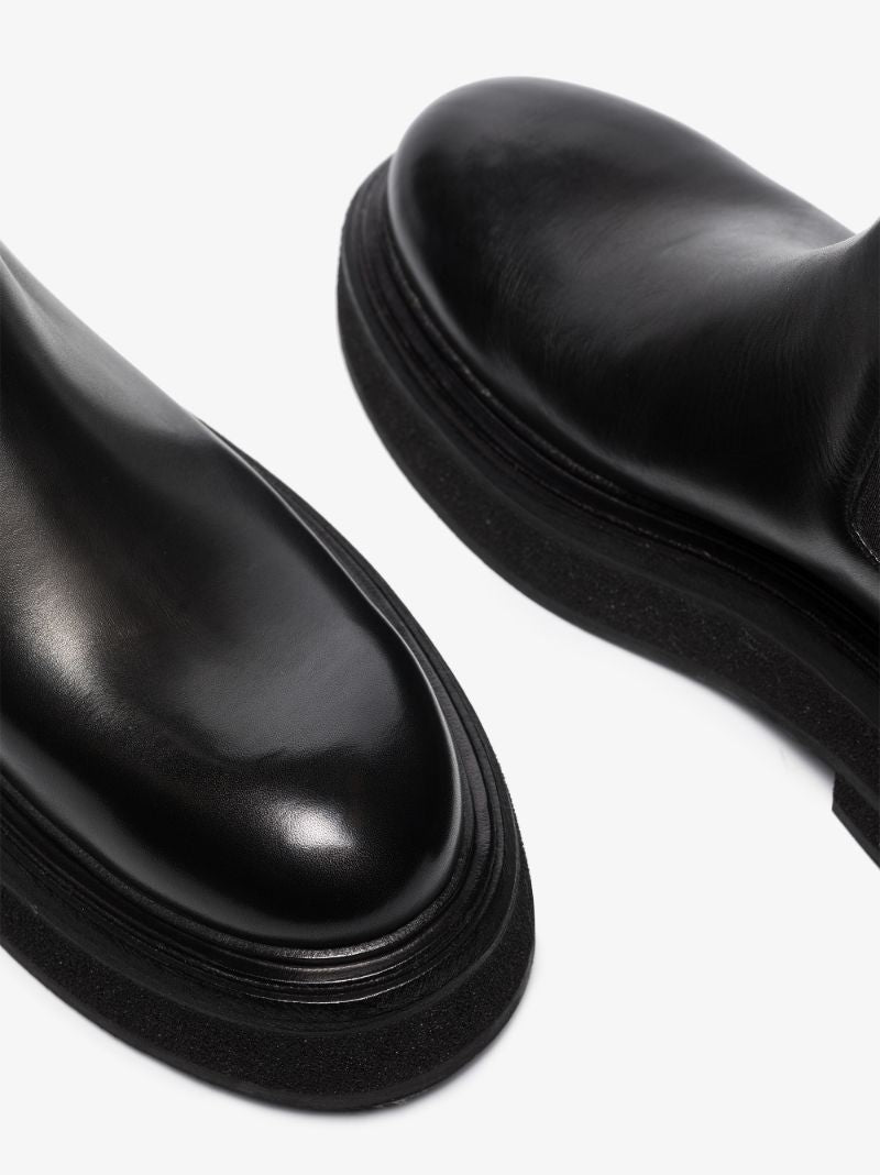 Black Zuccone 22 Leather Chelsea Boots