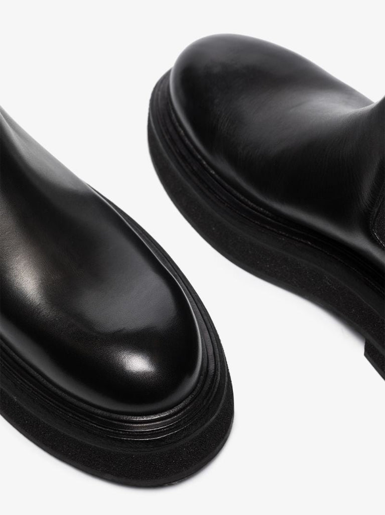 Black Zuccone 22 Leather Chelsea Boots
