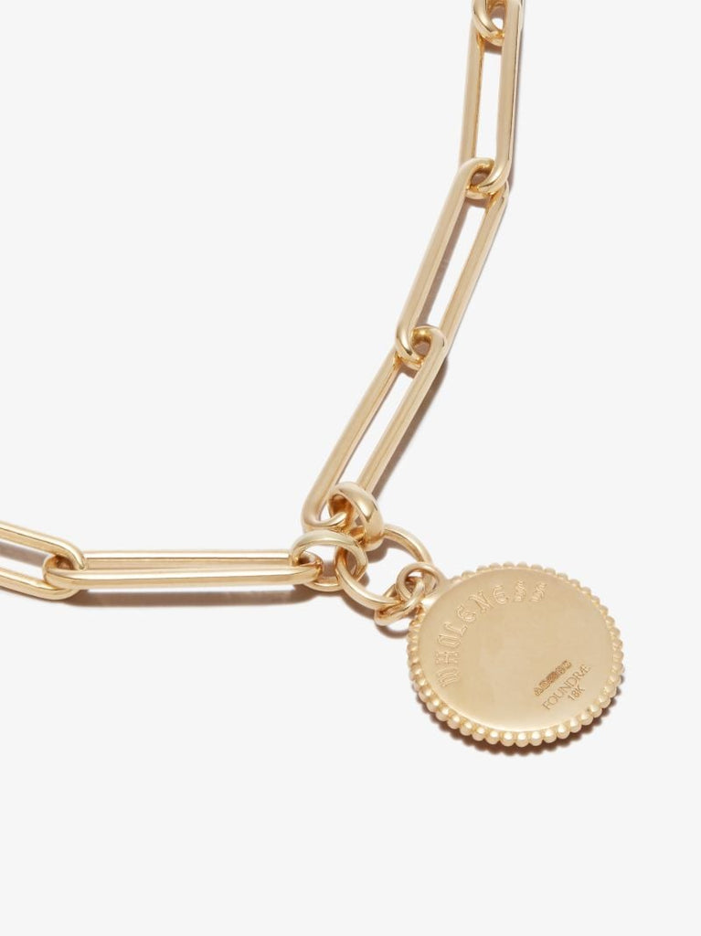 18k Yellow Gold Wholeness Extended Clip Chain Diamond Bracelet
