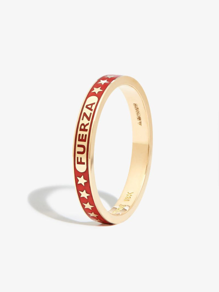 18k Yellow Gold Strength Ring