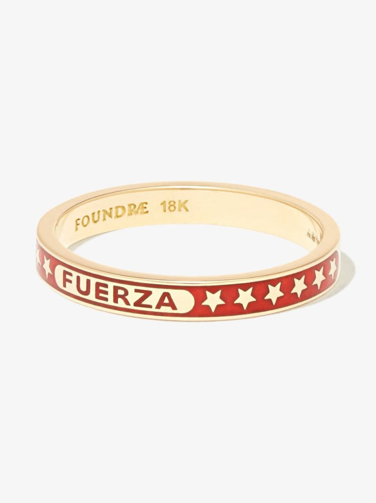18k Yellow Gold Strength Ring