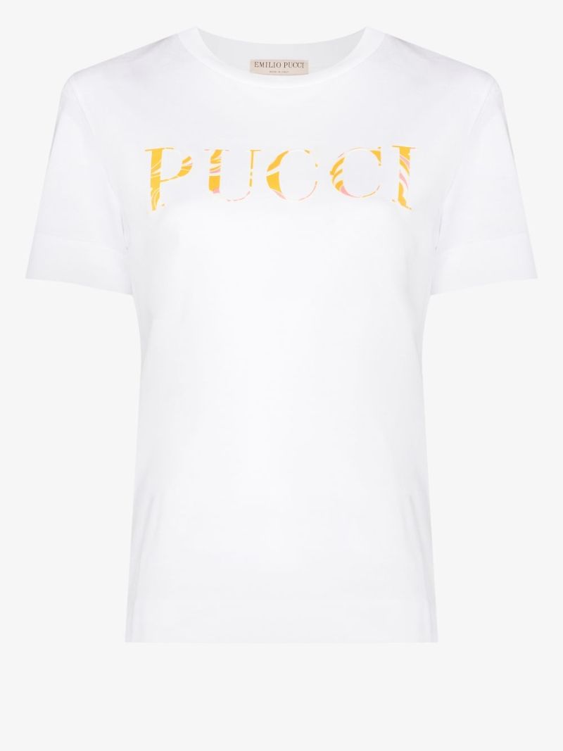 Abstract Logo-print T-shirt