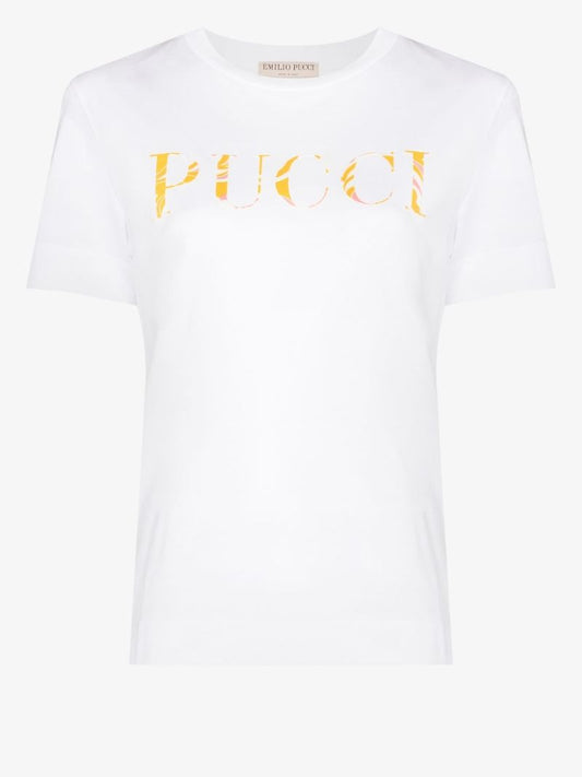 Abstract Logo-print T-shirt