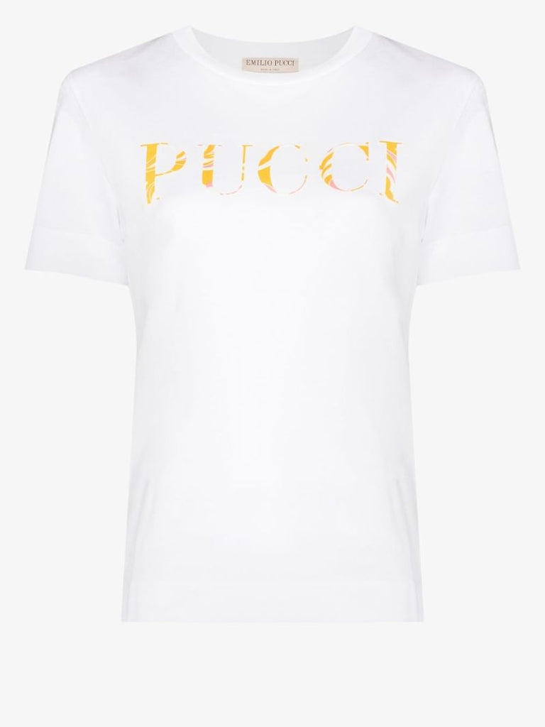 Abstract Logo-print T-shirt