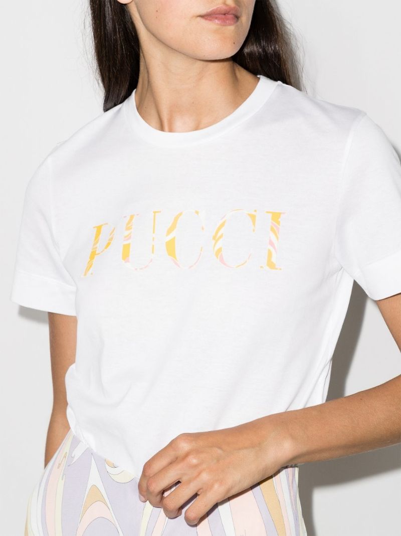 Abstract Logo-print T-shirt