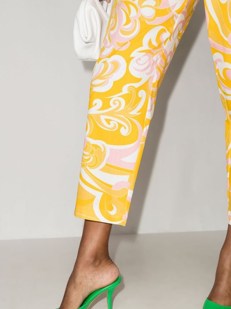 Albizia Print Organic Cotton Trousers
