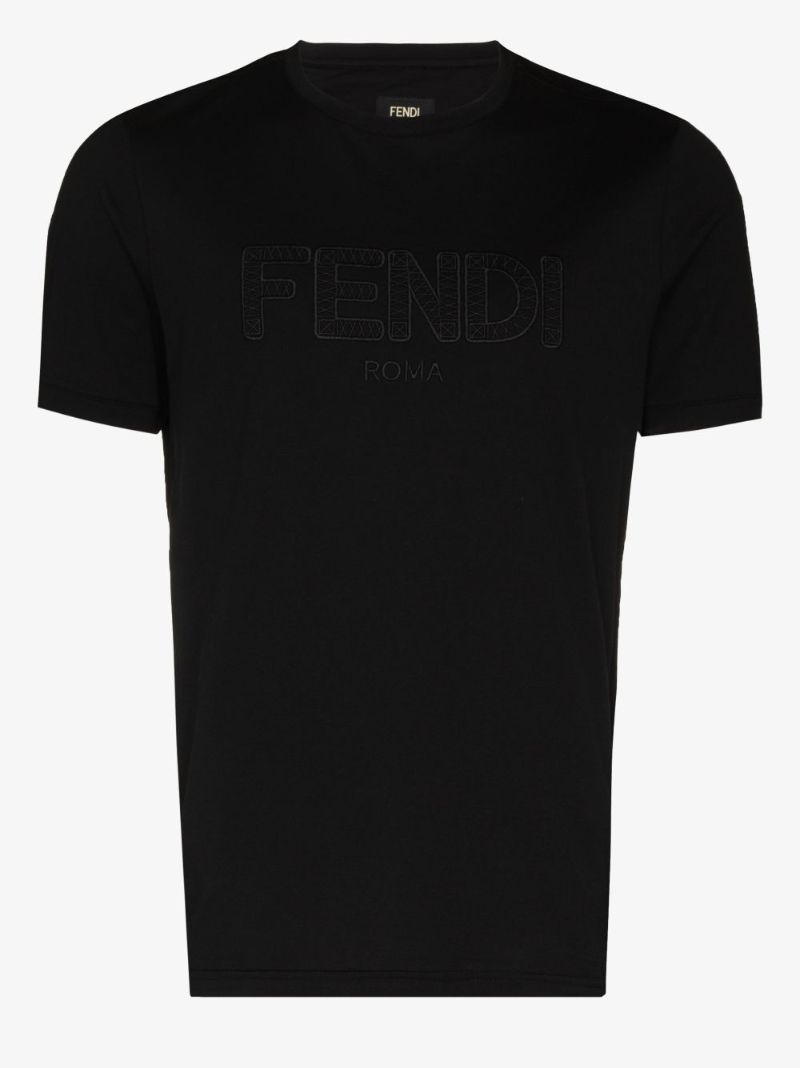 Embroidered Logo Cotton T-shirt