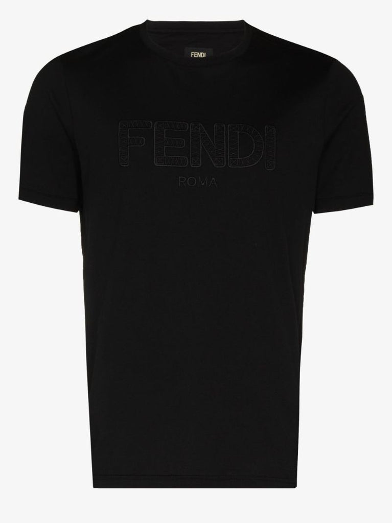 Embroidered Logo Cotton T-shirt