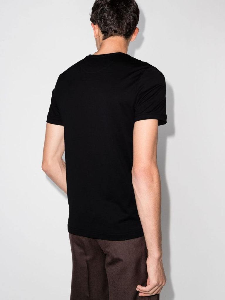 Embroidered Logo Cotton T-shirt