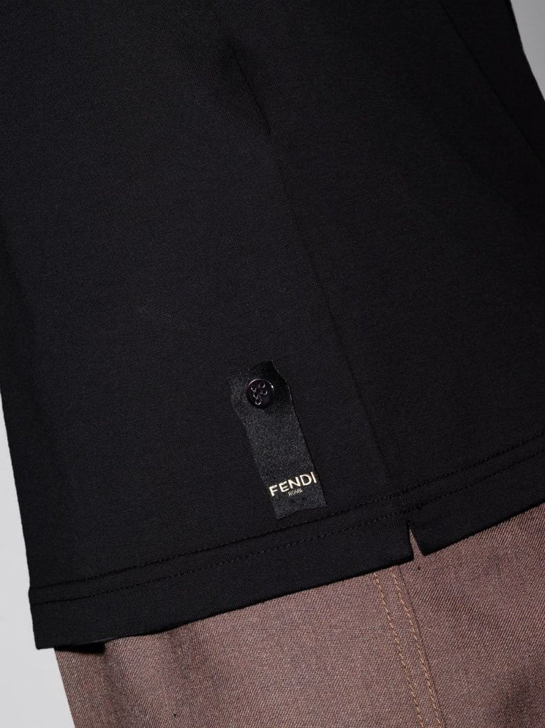 Embroidered Logo Cotton T-shirt