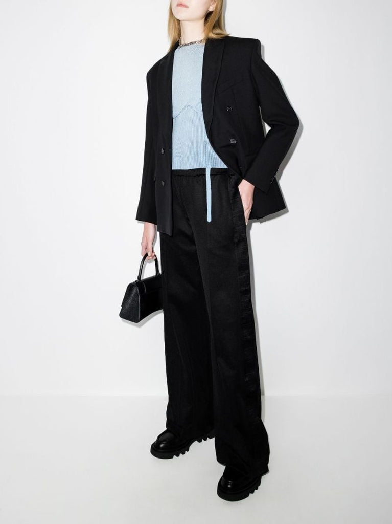 Logo Wide Leg Track Pants