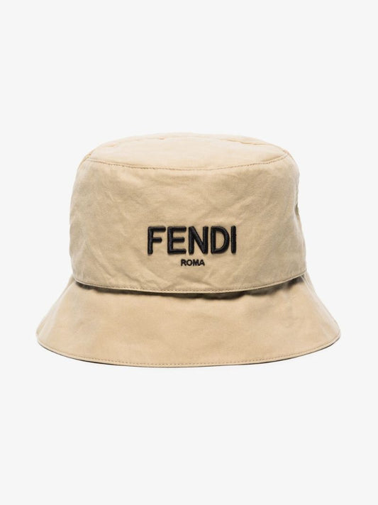 Neutral Reversible Logo Bucket Hat