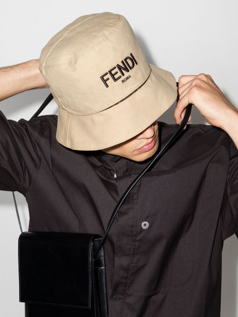 Neutral Reversible Logo Bucket Hat