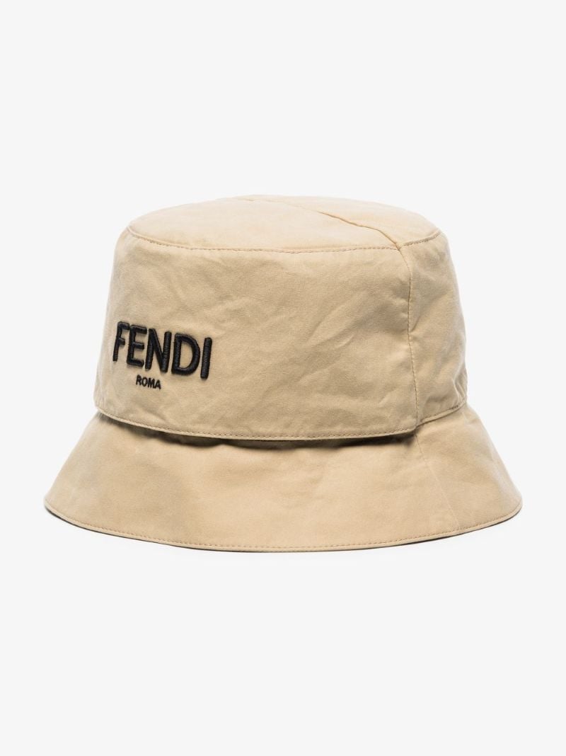 Neutral Reversible Logo Bucket Hat