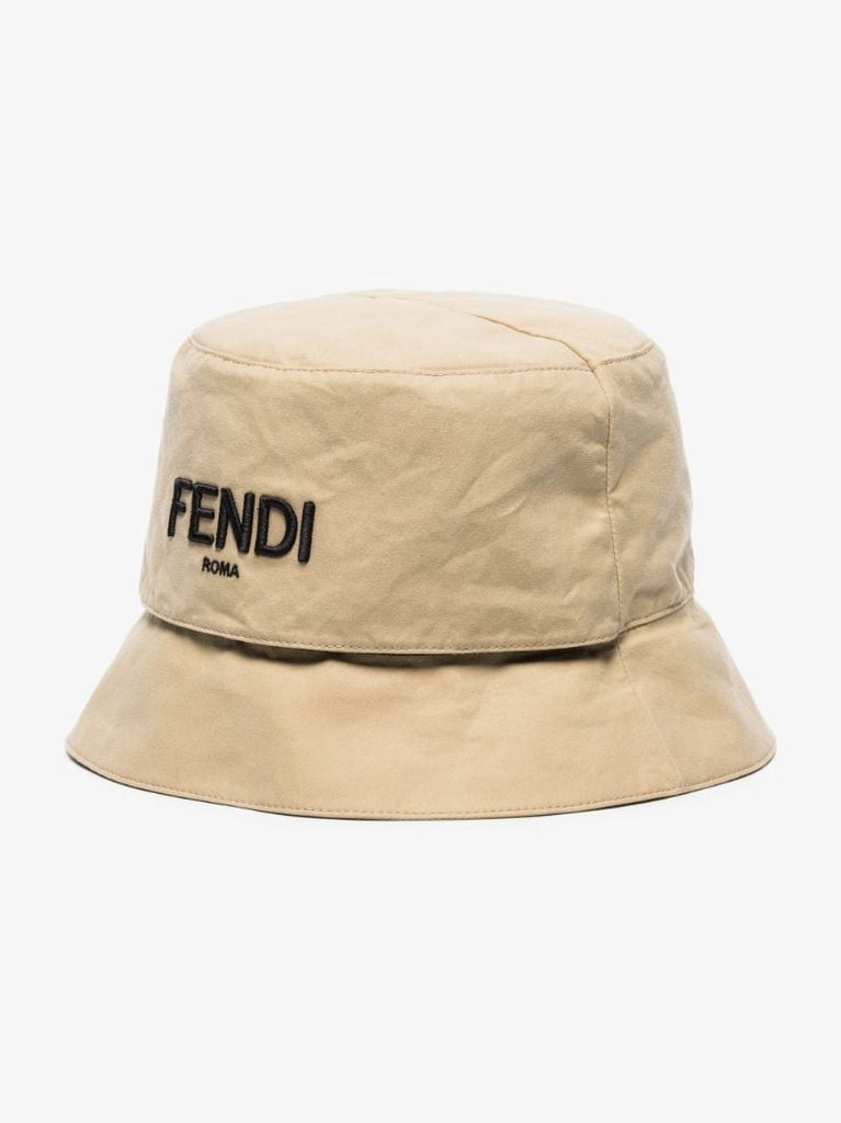 Neutral Reversible Logo Bucket Hat