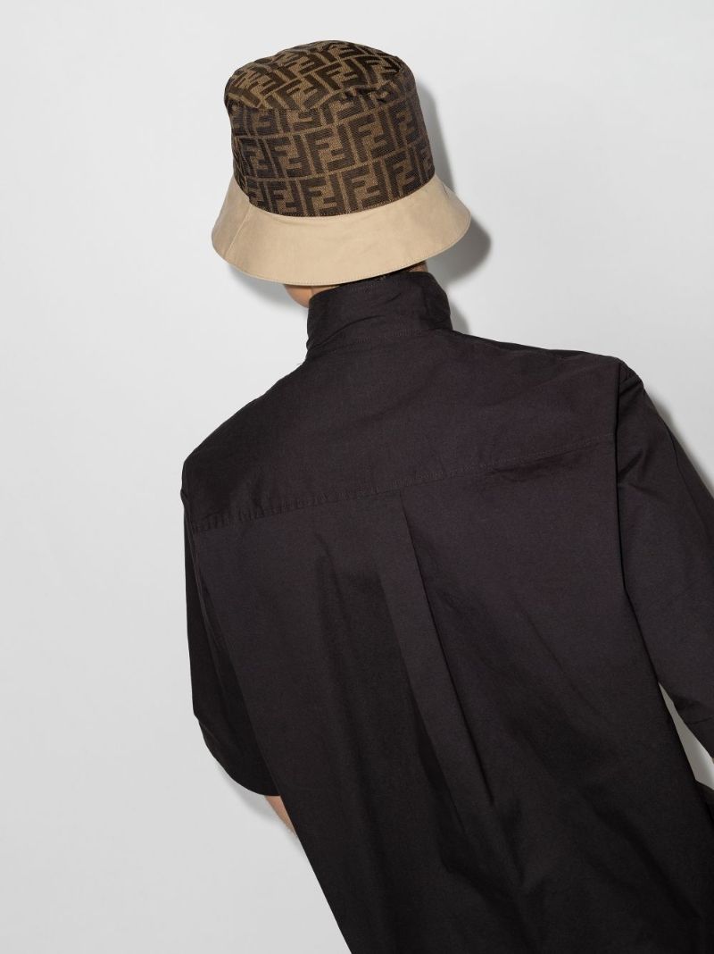 Neutral Reversible Logo Bucket Hat