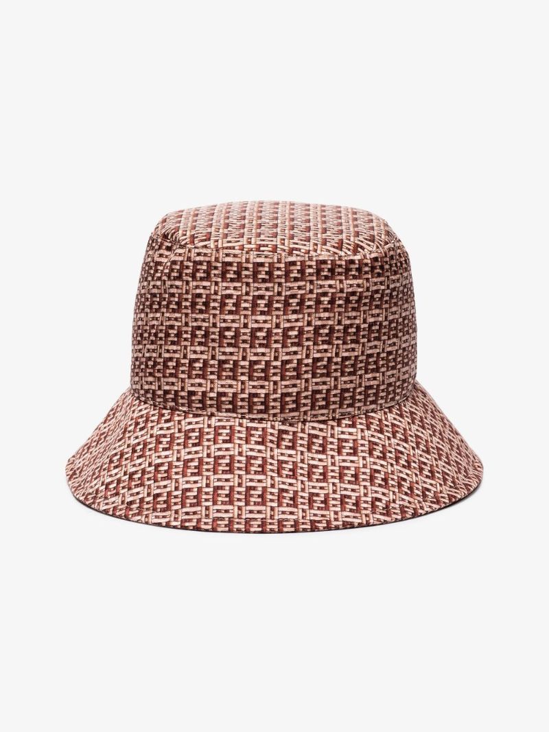 Pink Monogram Silk Bucket Hat