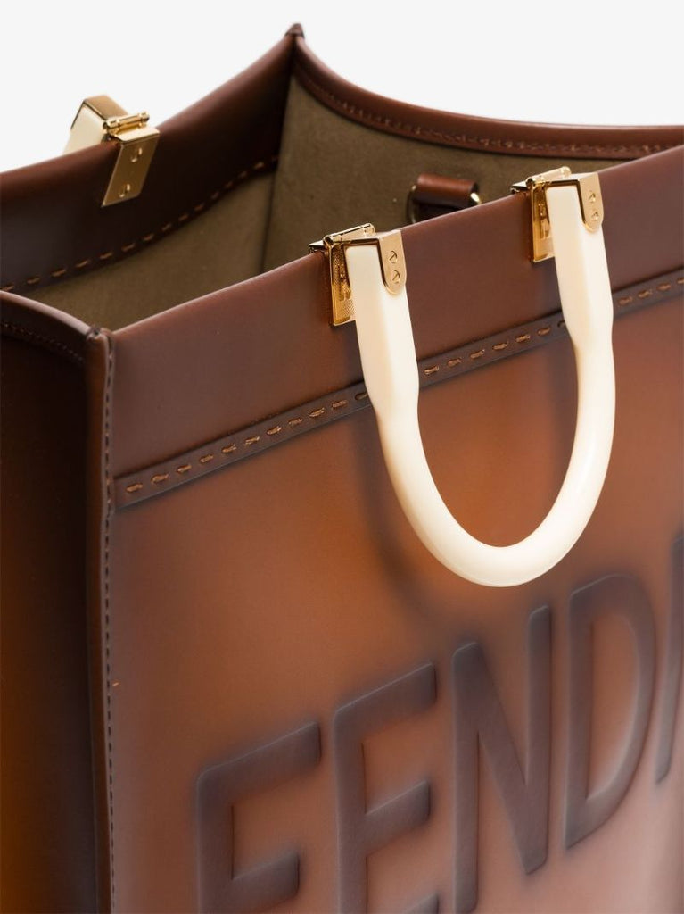 Brown Sunshine Large Leather Tote Bag