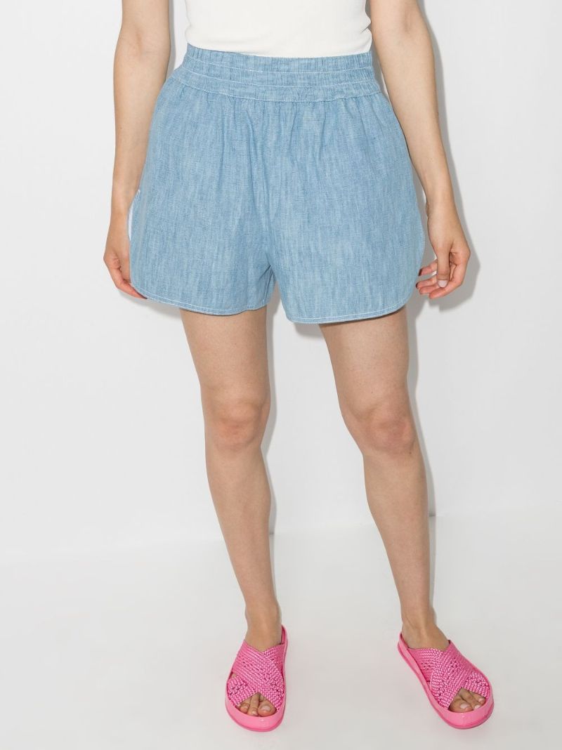 Embroidered Logo Shorts