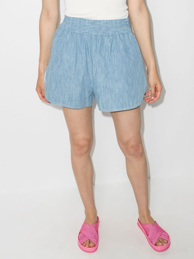 Embroidered Logo Shorts