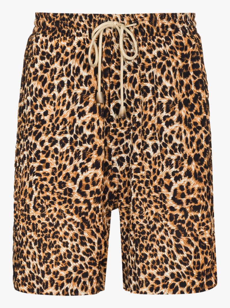 Doxxi Ocelot Print Shorts