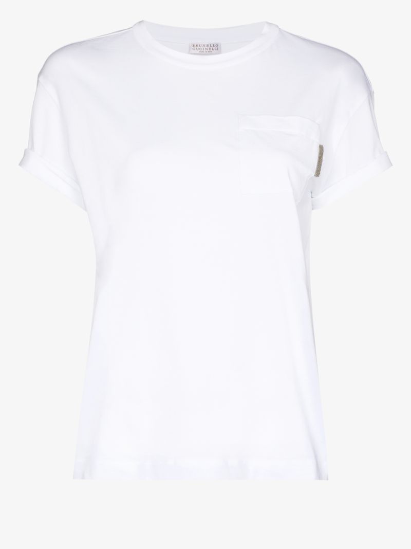 Monili Stripe Cotton T-shirt