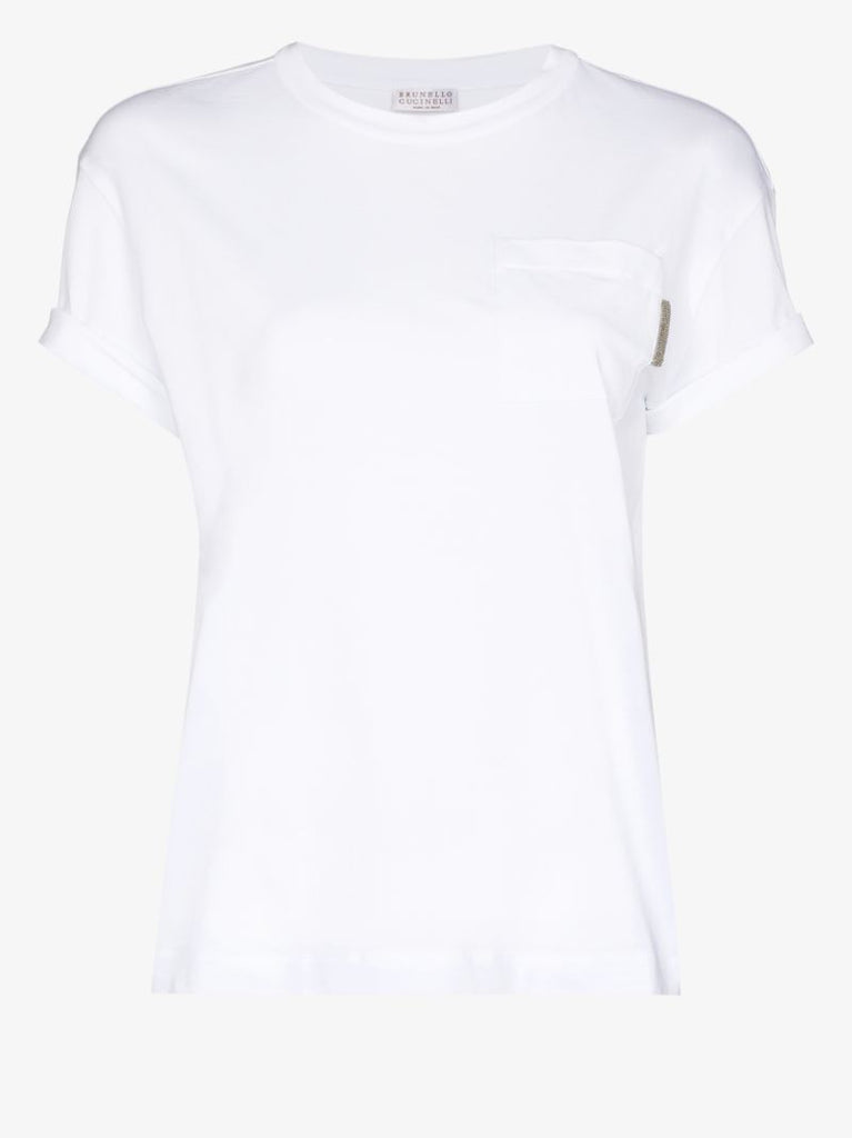 Monili Stripe Cotton T-shirt