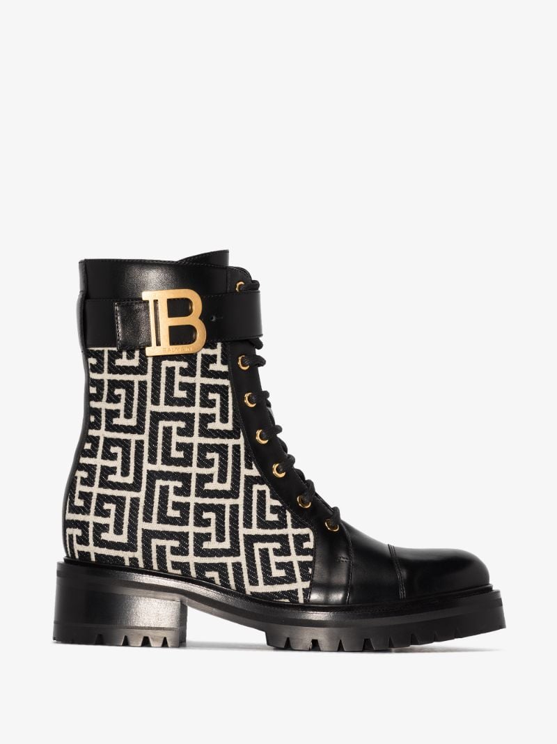 Black Ranger Romy Monogram Ankle Boots