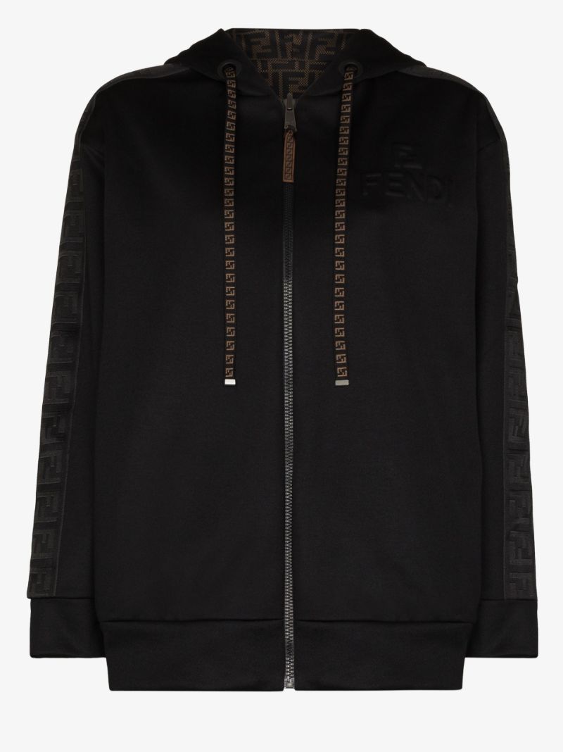 Ff-motif Reversible Zip Hoodie